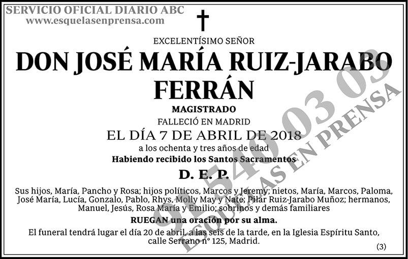José María Ruiz-Jarabo Ferrán